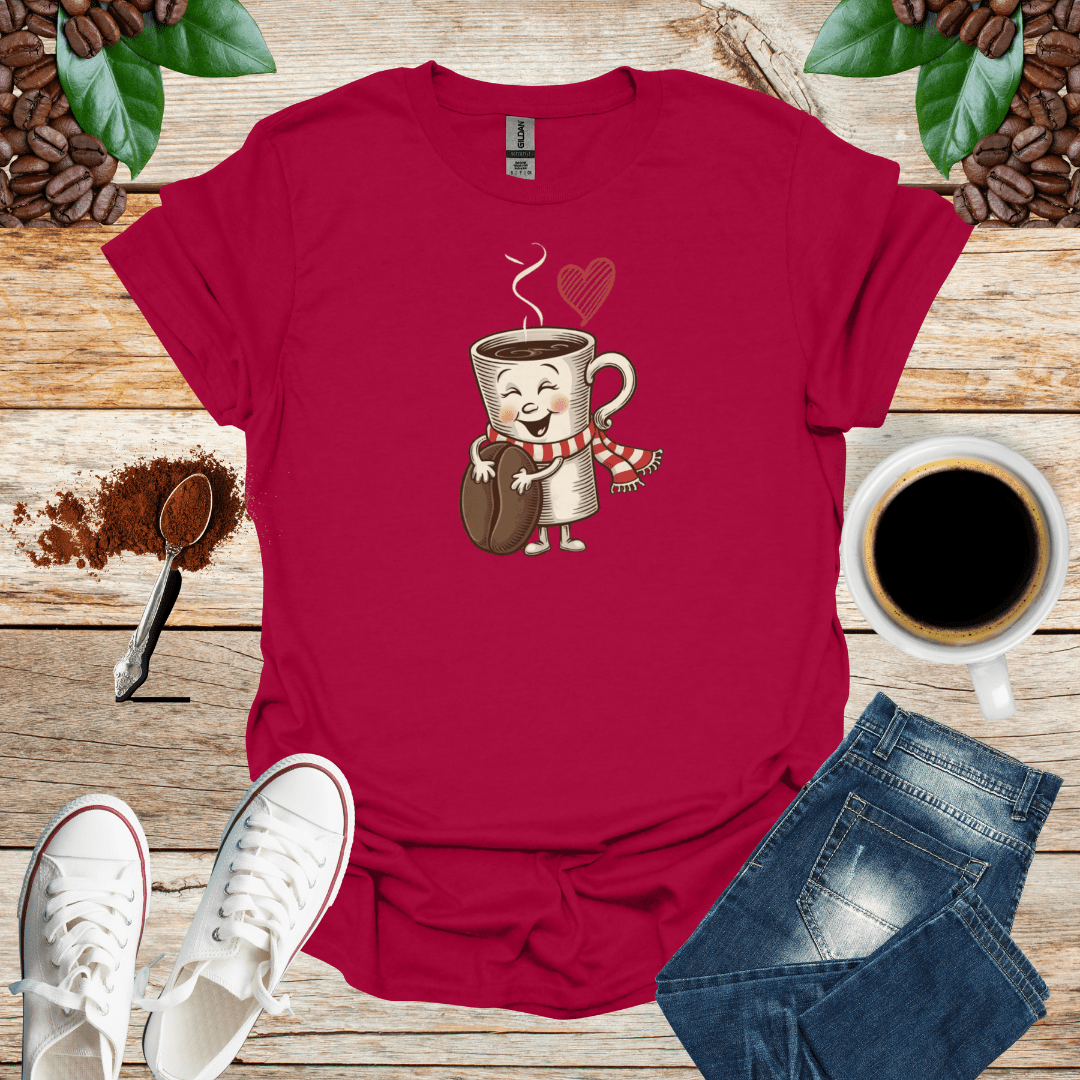 COFFEE CUP WITH SCHARF AND BEAN