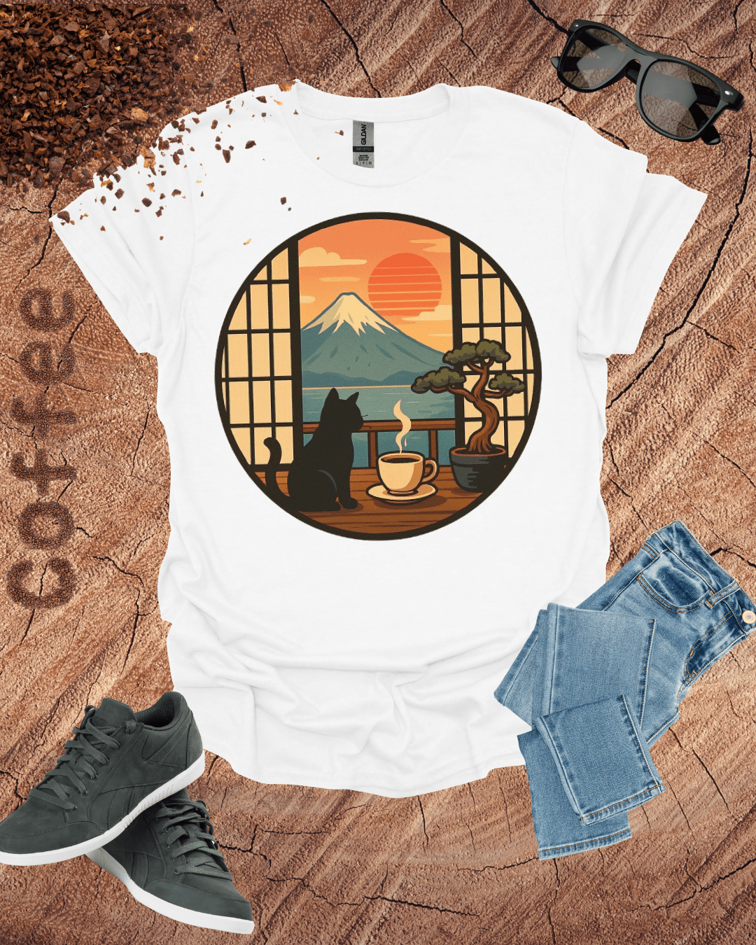CAT LOOK THROUGH WINDOW T-Shirt