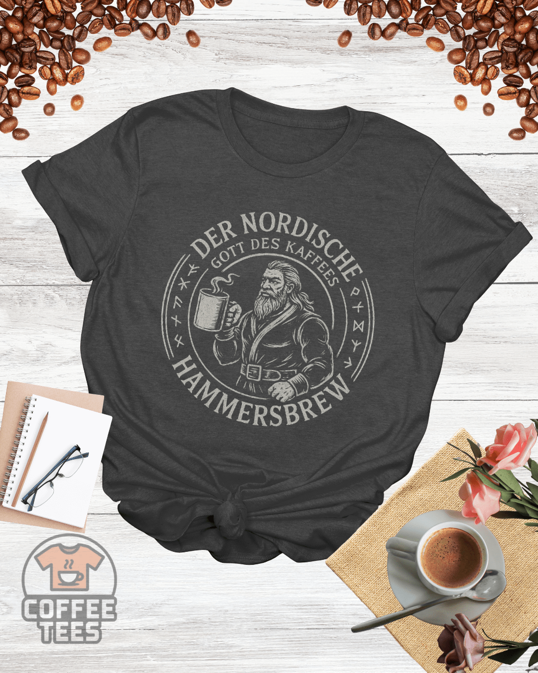DER NORDISCHE GOTT DES KAFFEES T-Shirt
