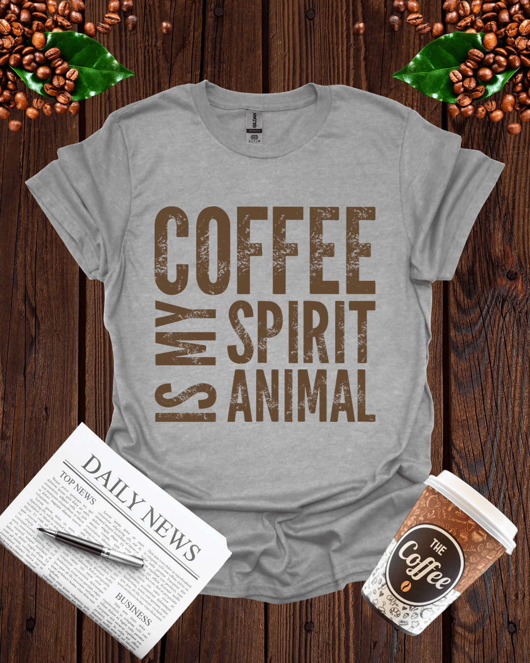 COFFEE IS MY SPIRIT ANIMAL T-Shirt