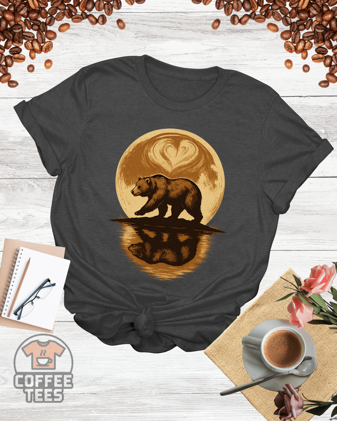 BEAR WITH THE MOON T-Shirt