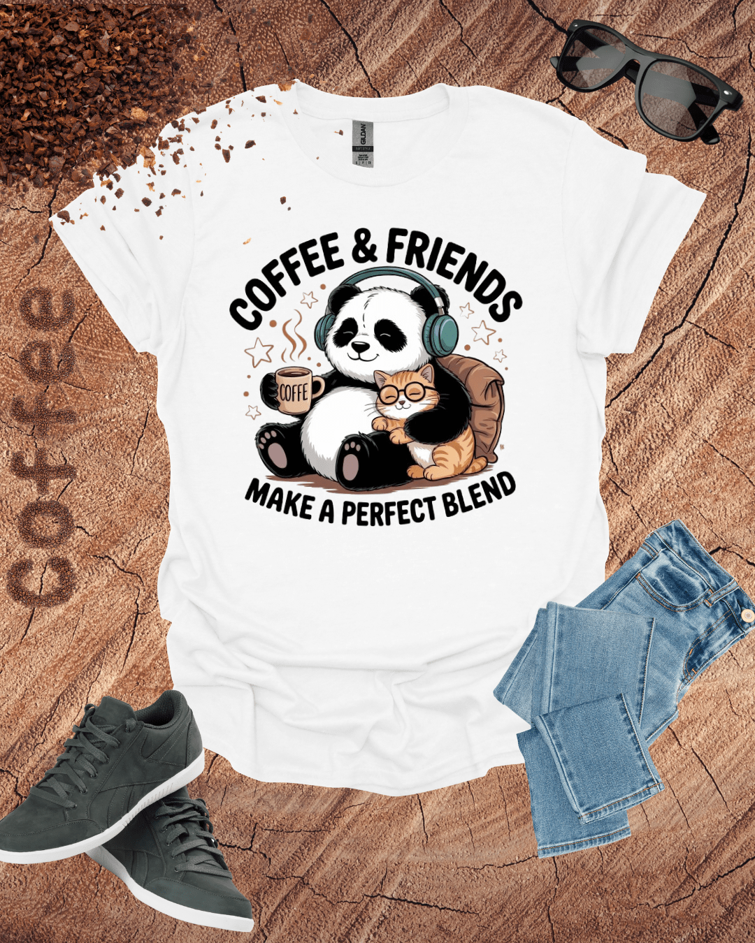 COFFEE & FRIENDS MAKE A PERFECT BLEND T-Shirt