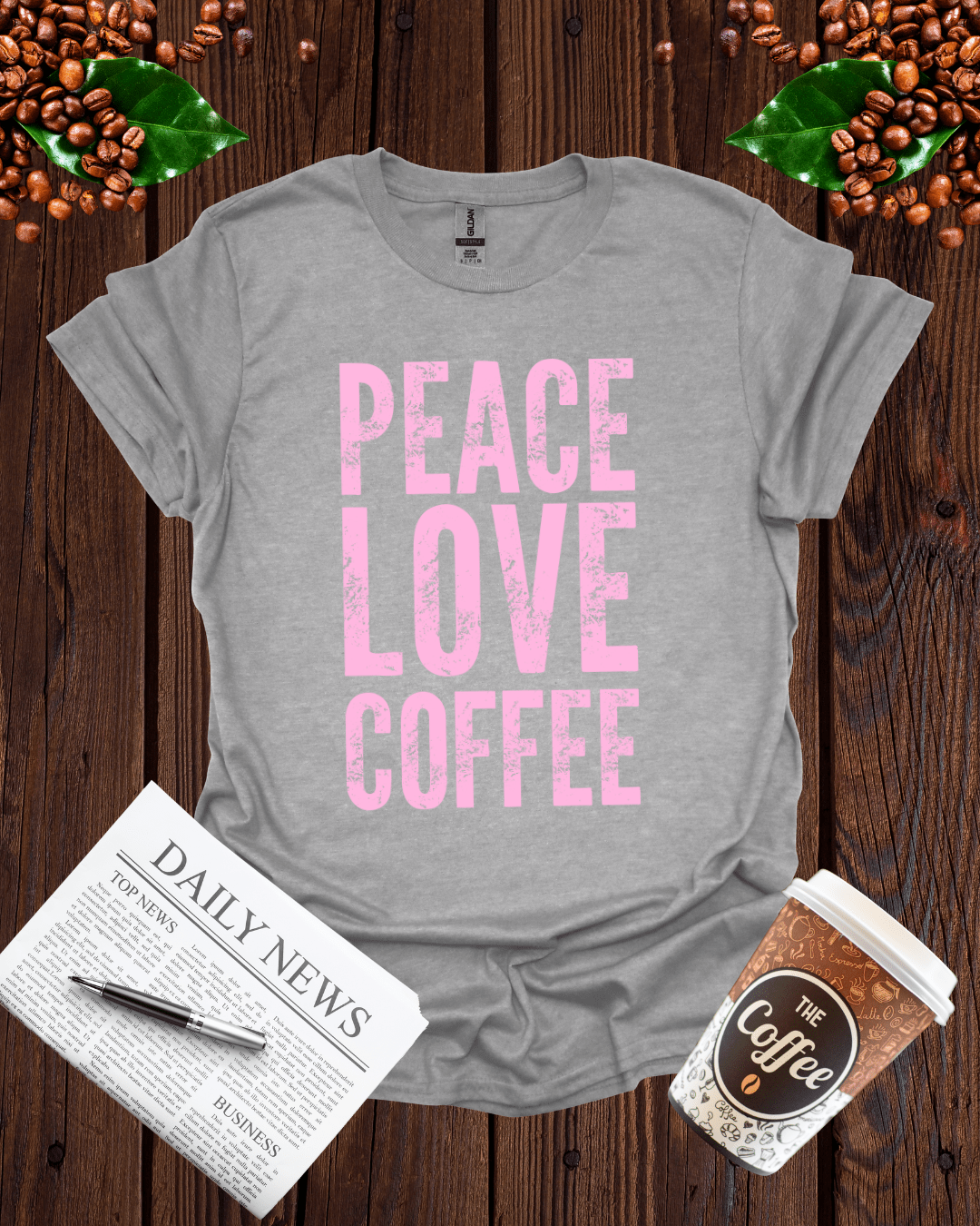 PEACE LOVE COFFEE 2 T-Shirt