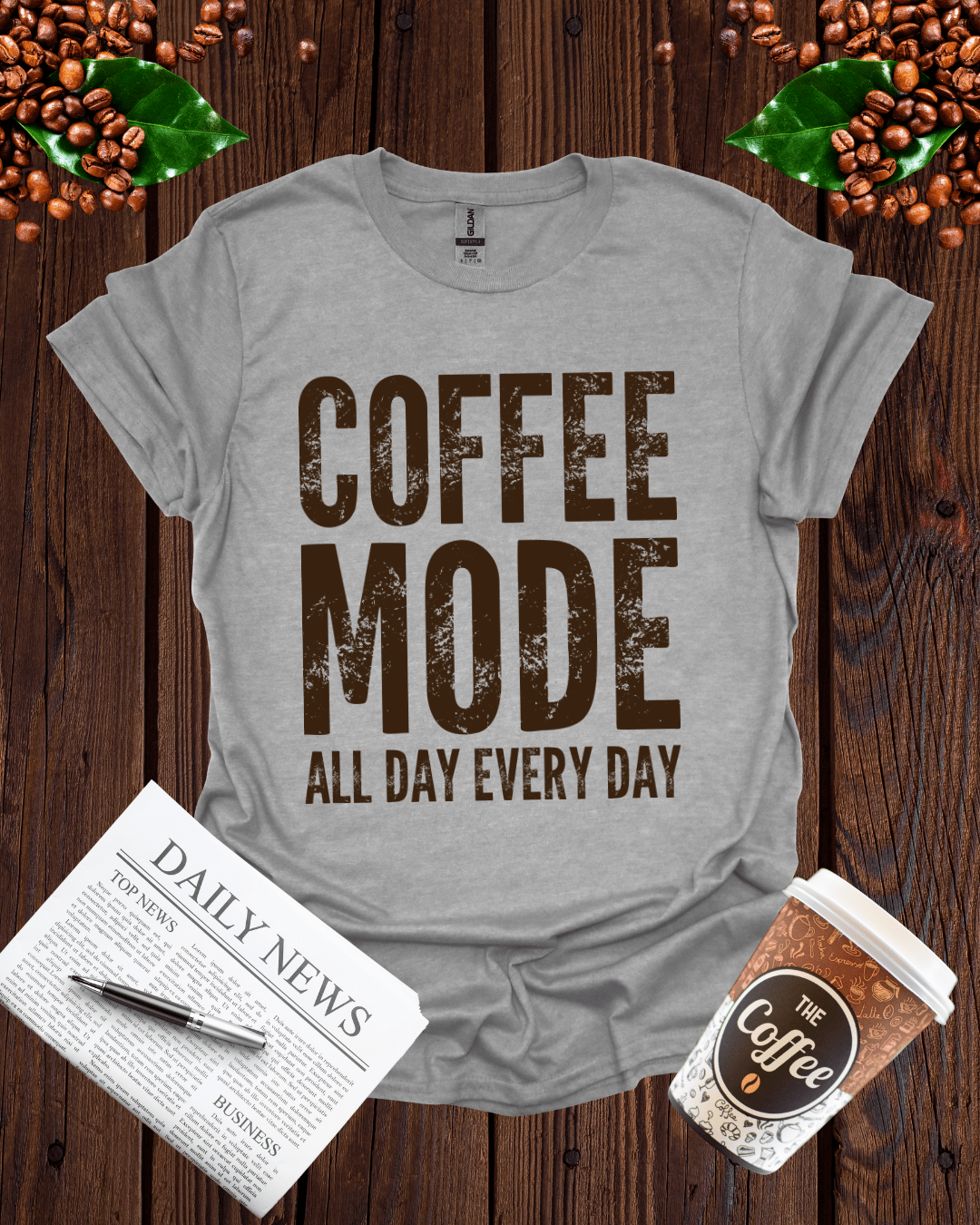 COFFEE MODE ALL DAY EVERY DAY T-Shirt