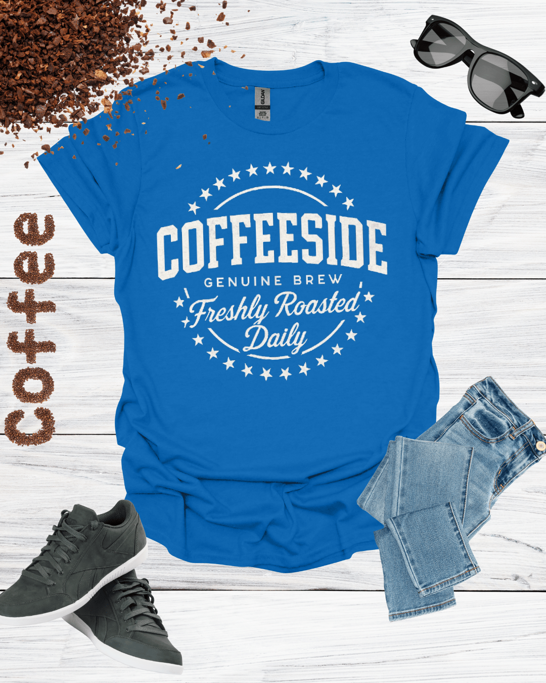 COFFEESIDE GENUINEN BREW Freshly Roasted Daily T-Shirt