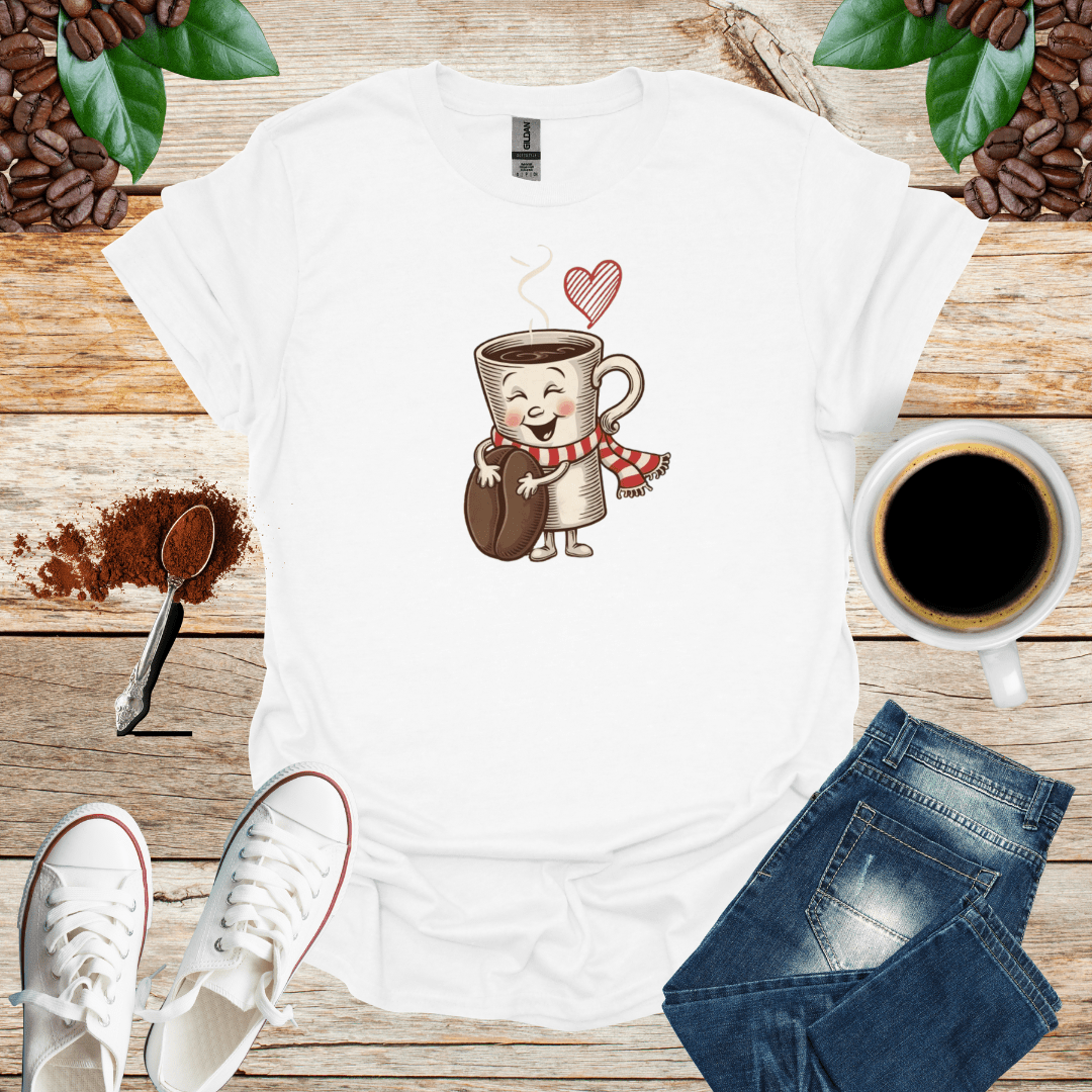 COFFEE CUP WITH SCHARF AND BEAN