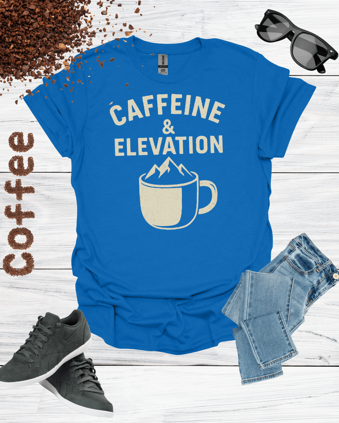 CAFFEINE & ELEVATION T-Shirt