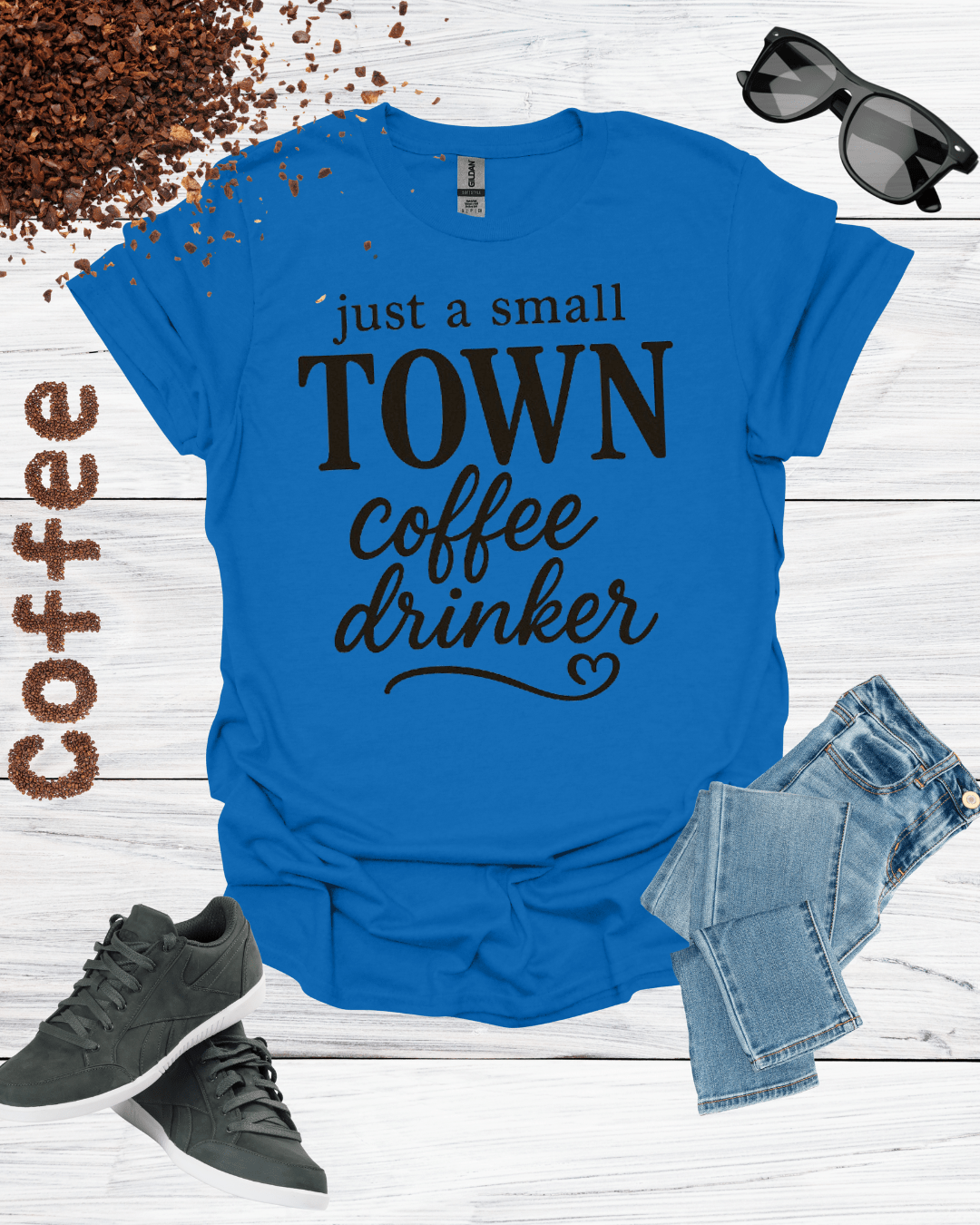 just a small TOWN coffee drinke T-Shirt
