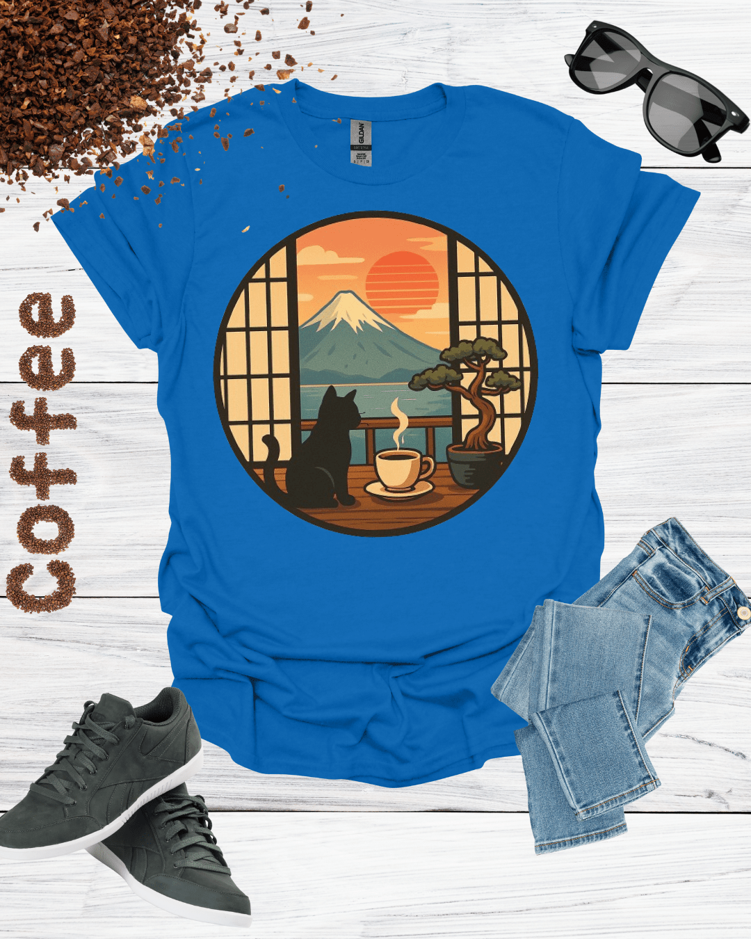 CAT LOOK THROUGH WINDOW T-Shirt