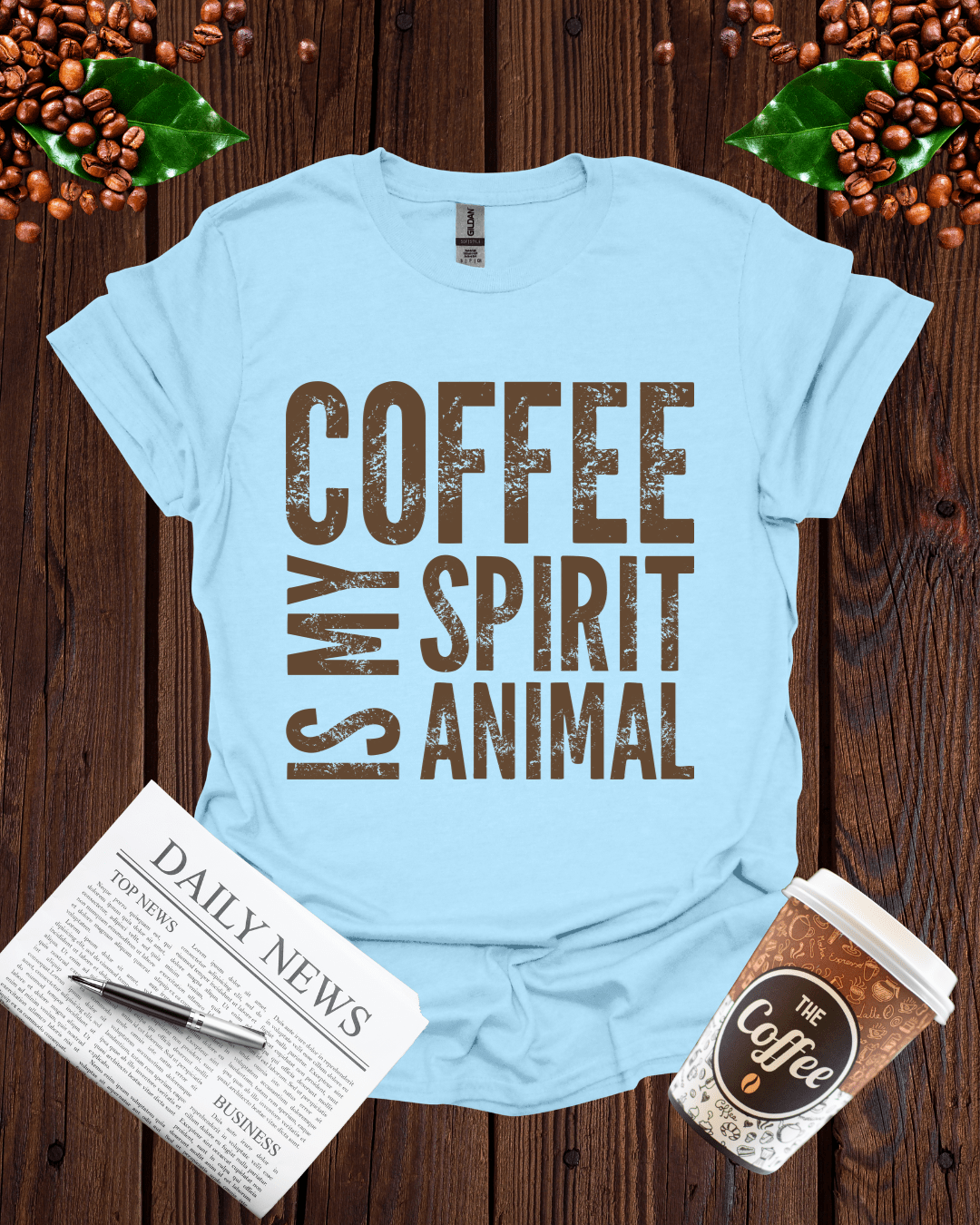 COFFEE IS MY SPIRIT ANIMAL T-Shirt