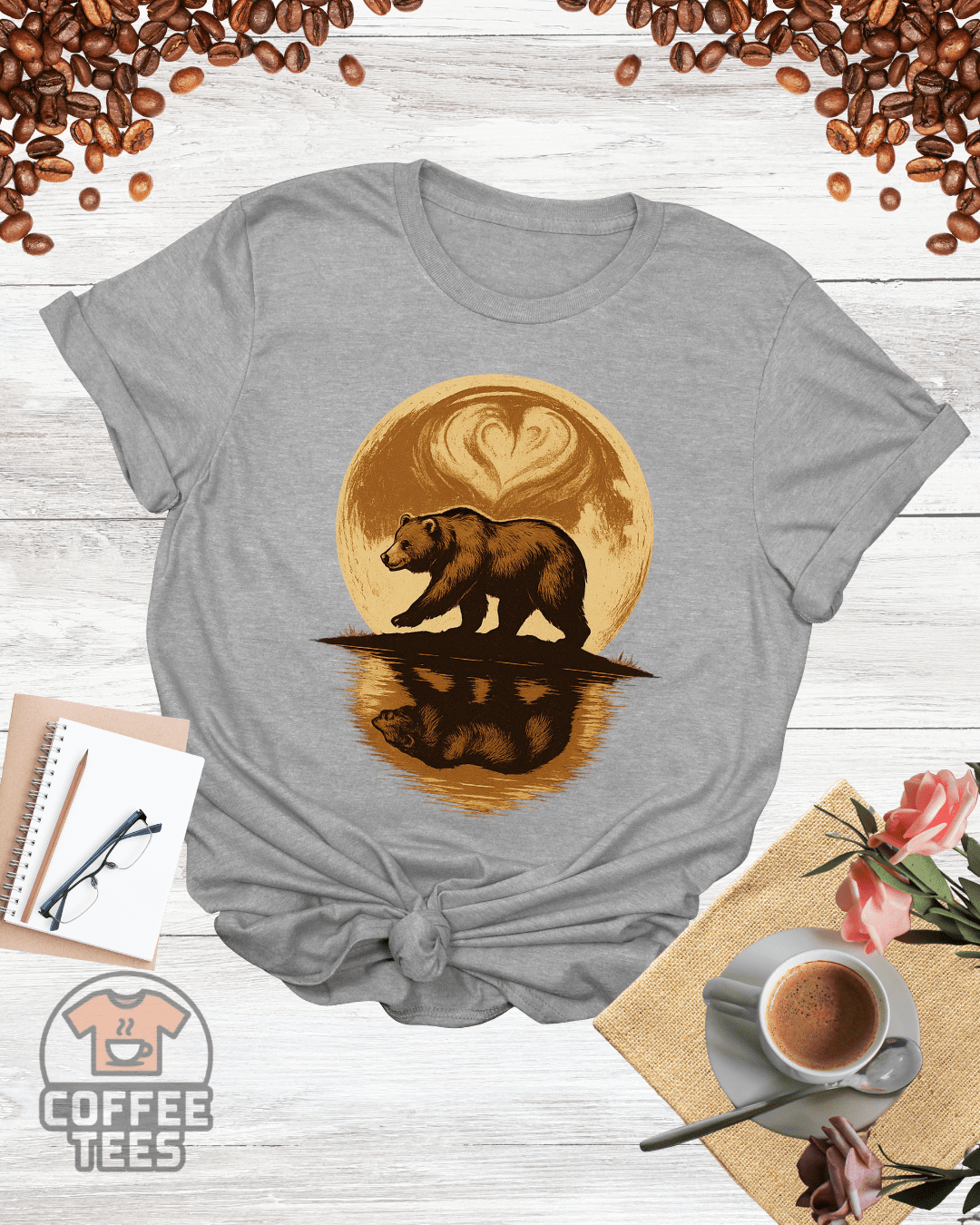 BEAR WITH THE MOON T-Shirt