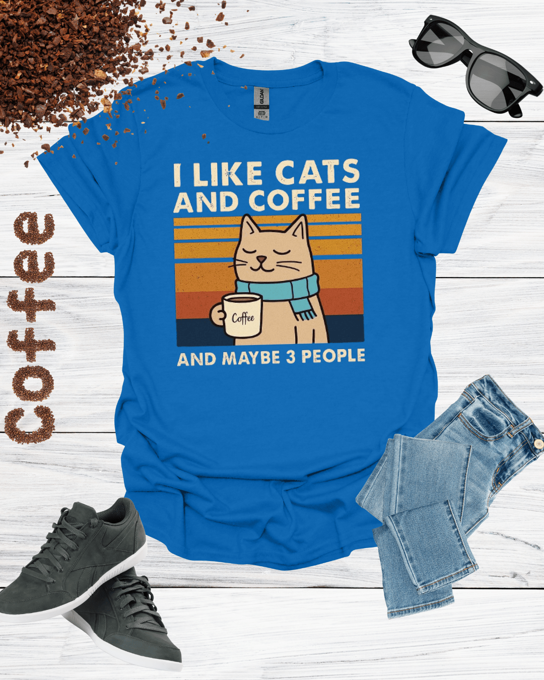 I LIKE CATS AND COFFEE T-Shirt