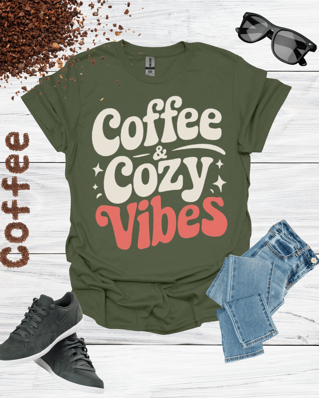 Coffee Cozy Vibes T-Shirt
