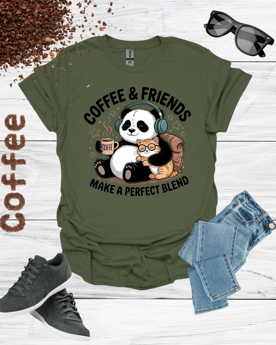 COFFEE & FRIENDS MAKE A PERFECT BLEND T-Shirt