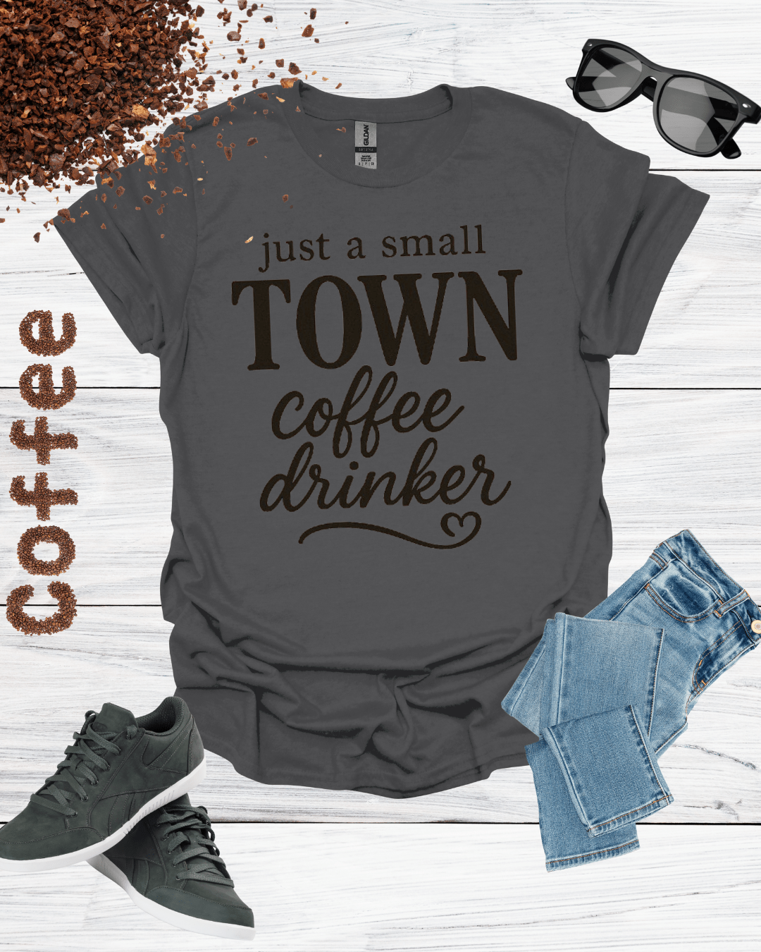 just a small TOWN coffee drinke T-Shirt