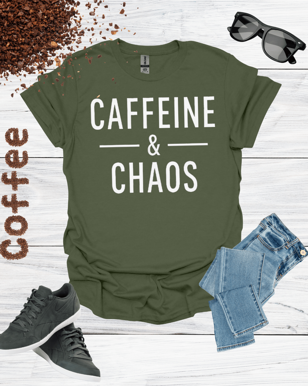 CAFFEINE & CHAOS T-Shirt