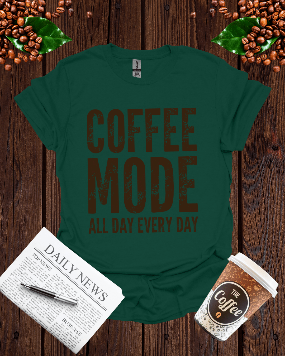 COFFEE MODE ALL DAY EVERY DAY T-Shirt
