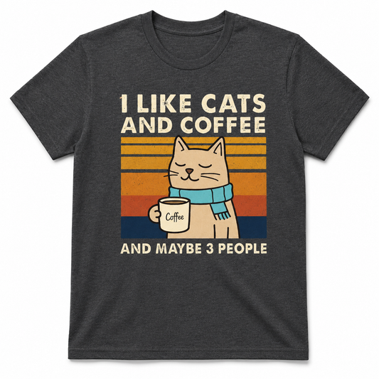 I Like Cats and Coffee Shirt