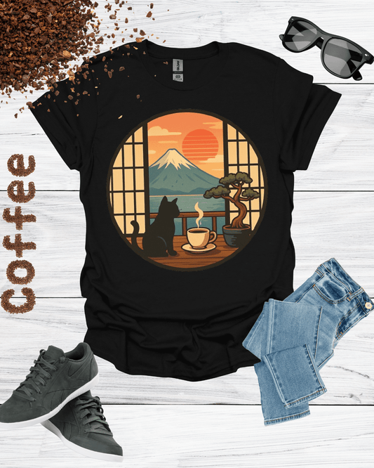 CAT LOOK THROUGH WINDOW T-Shirt