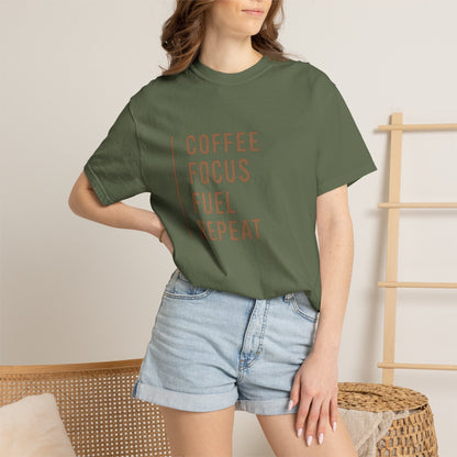 COFFEE FOCUS FUEL REPEAT T-Shirt