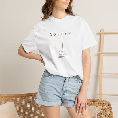 COFFEE SIMPLE HONEST NECESSARY  T-Shirt
