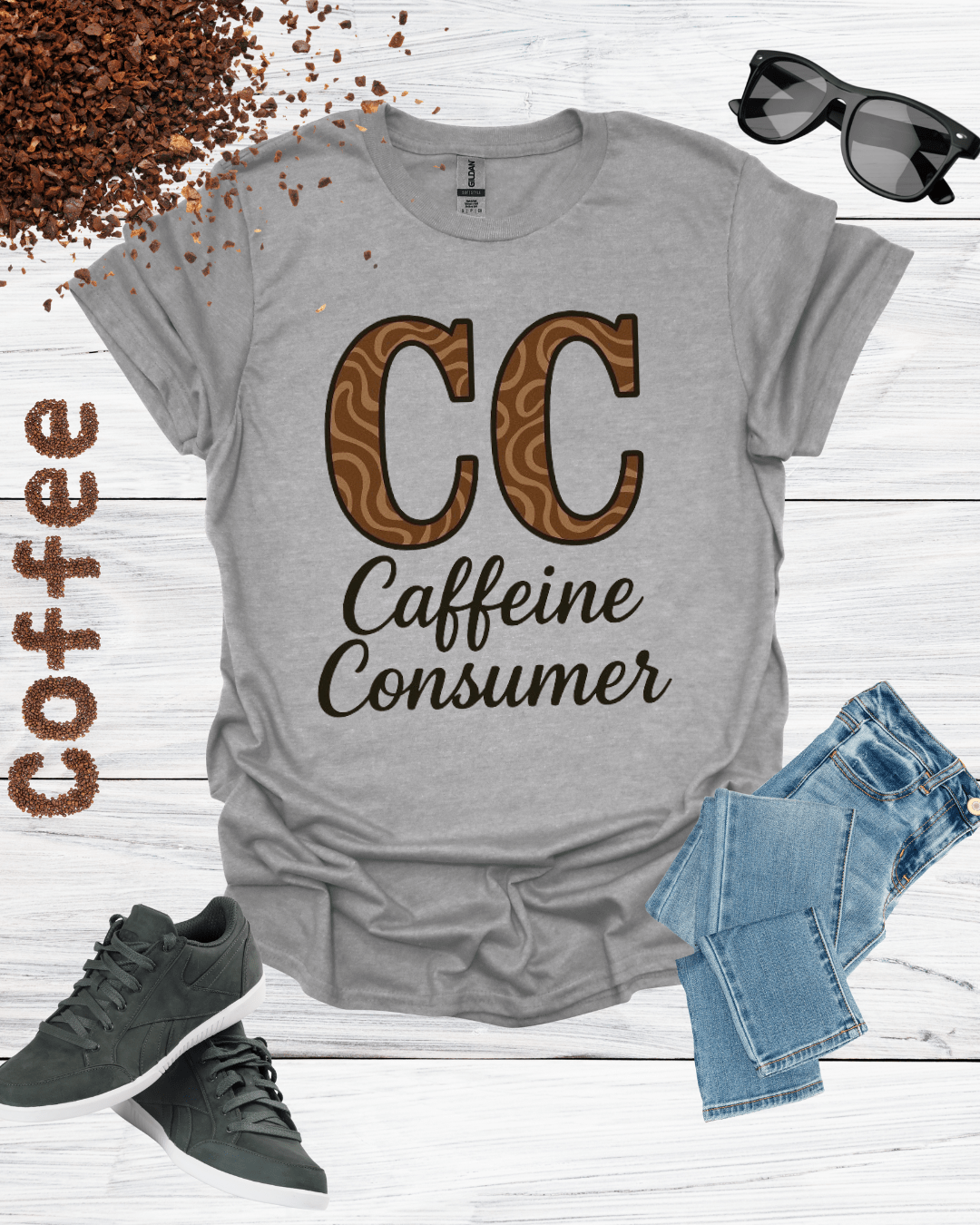 CC caffeine consumer  T-Shirt