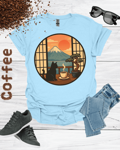 CAT LOOK THROUGH WINDOW T-Shirt