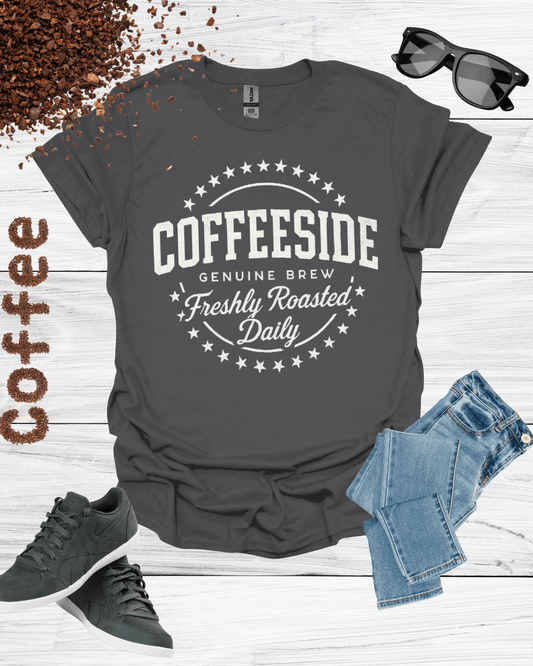 COFFEESIDE GENUINEN BREW Freshly Roasted Daily T-Shirt