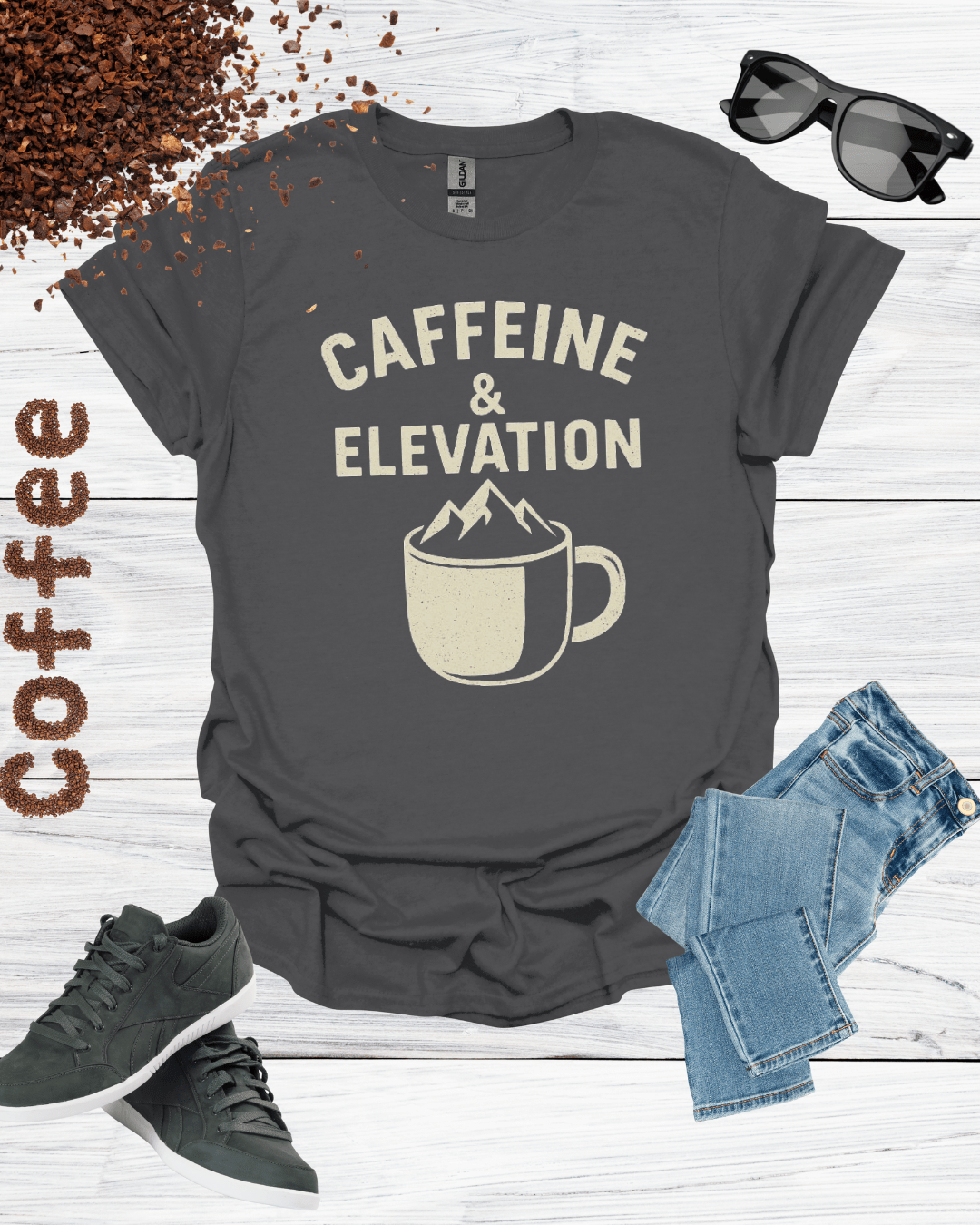 CAFFEINE & ELEVATION T-Shirt