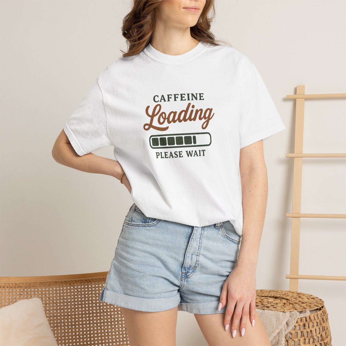 CAFFEINE loading PLEASE WAIT T-Shirt