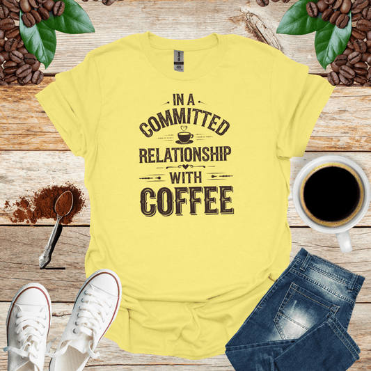 Coffee-Inspired Unisex Cotton Graphic T-Shirt