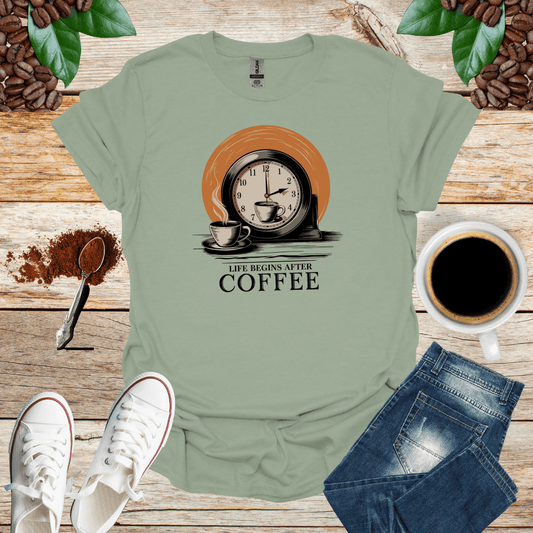 LIFE BEGINS AFTER COFFEE
