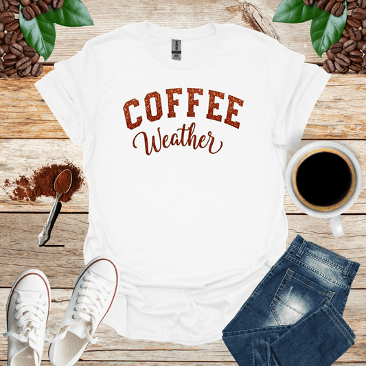 Coffee Weather Unisex Cotton T‑Shirt