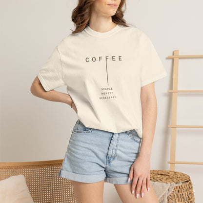 COFFEE SIMPLE HONEST NECESSARY  T-Shirt
