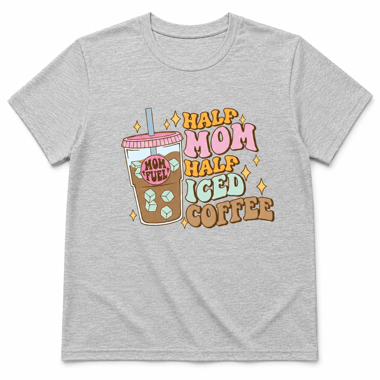 Half Mom Half Iced Coffee Shirt