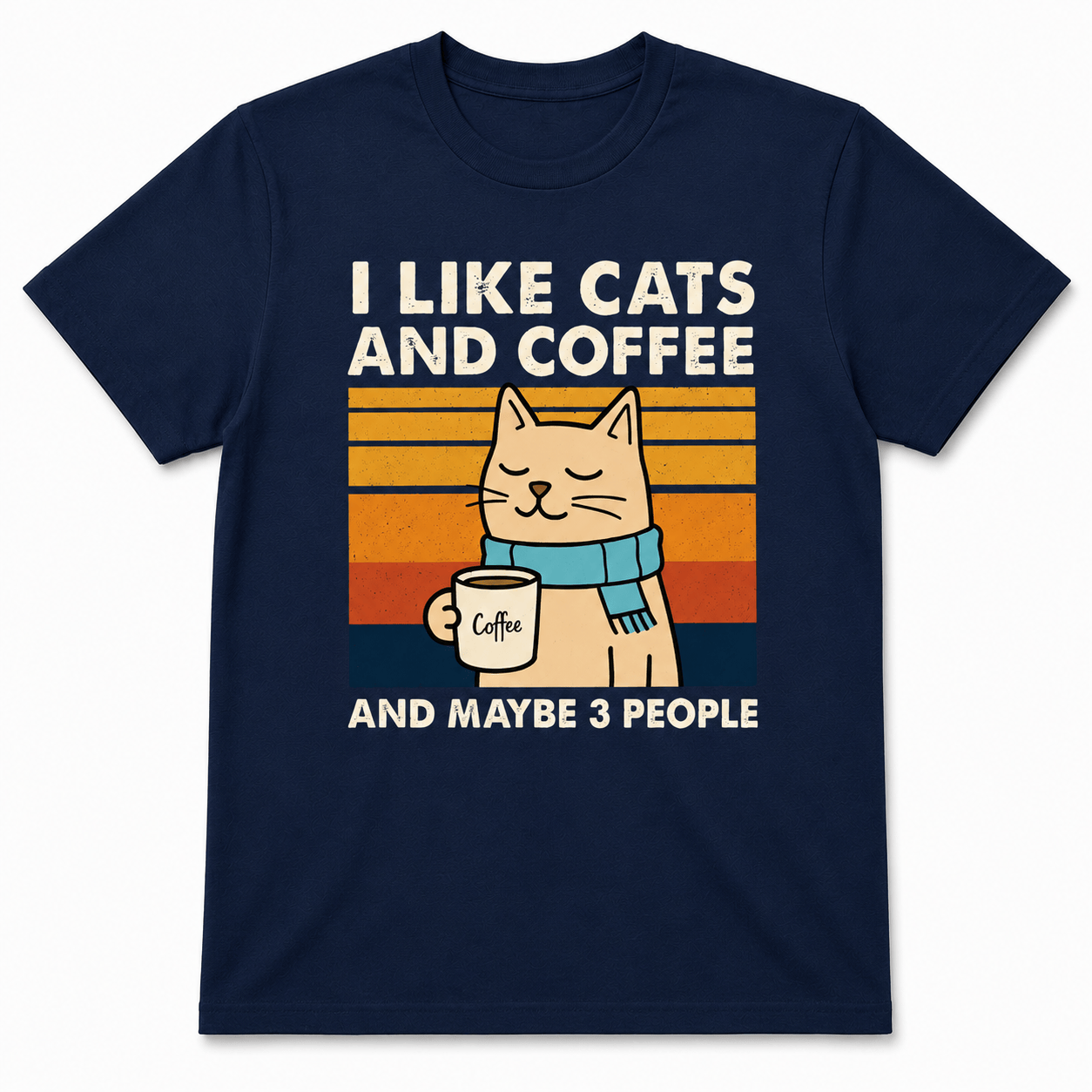I Like Cats and Coffee Shirt