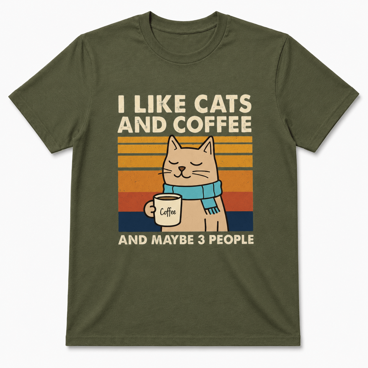 I Like Cats and Coffee Shirt
