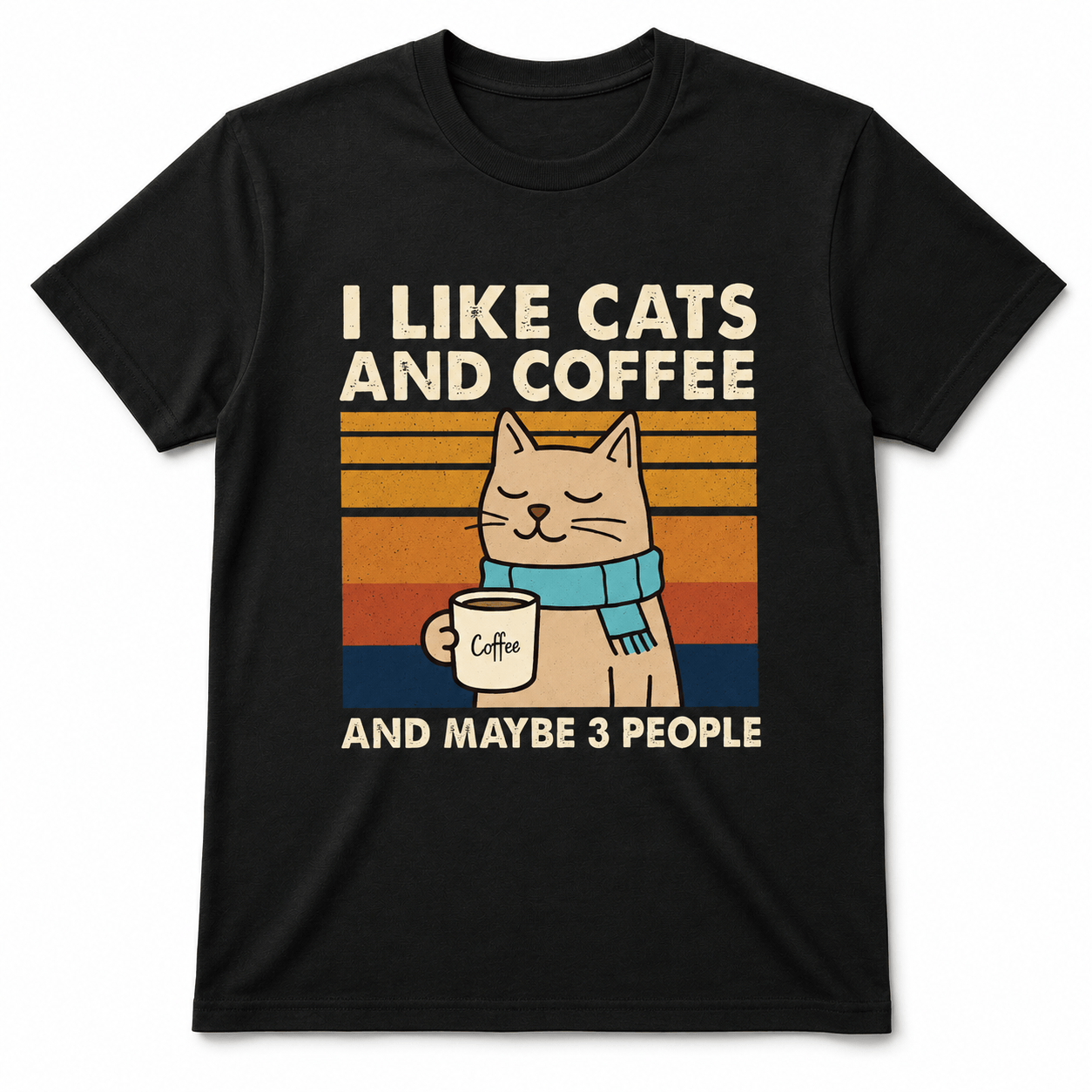 I Like Cats and Coffee Shirt