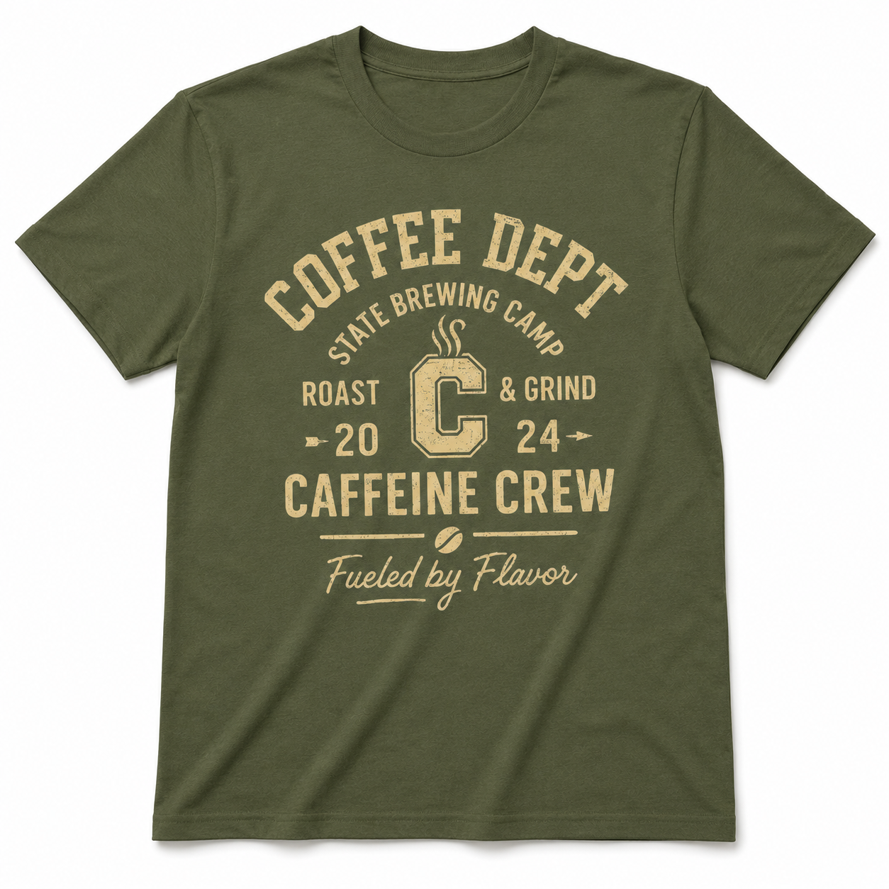 Coffee Dept. State Brewing Camp Shirt