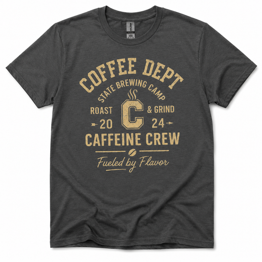 Coffee Dept. State Brewing Camp Shirt