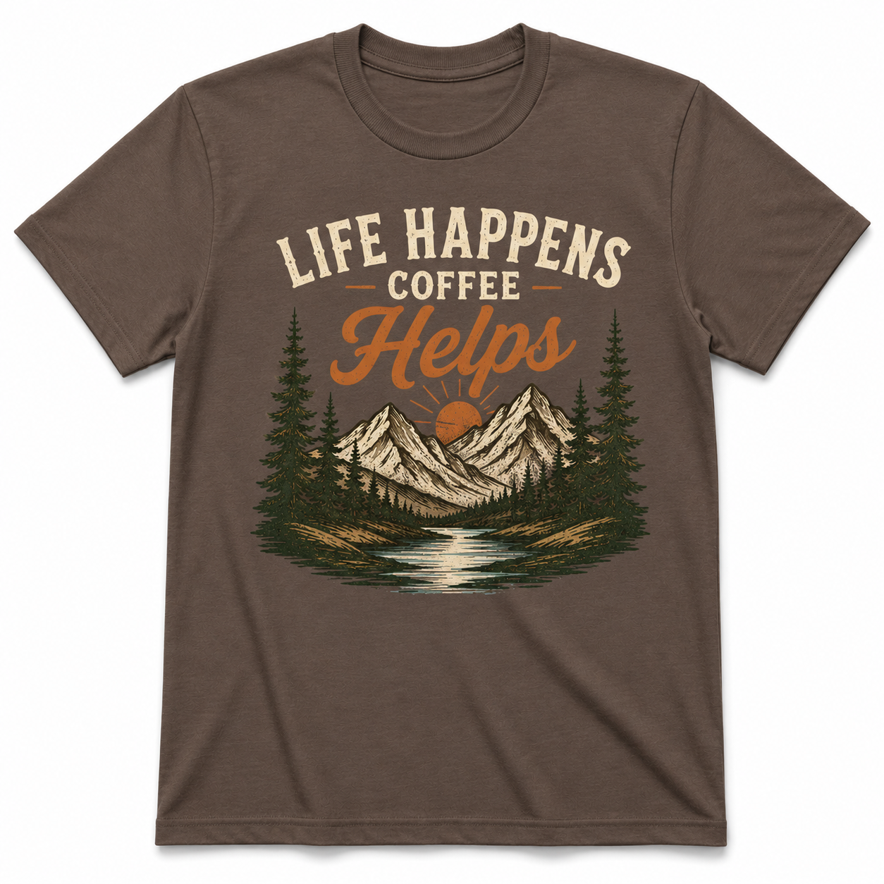 LIFE HAPPENS COFFEE HELPS T-Shirt