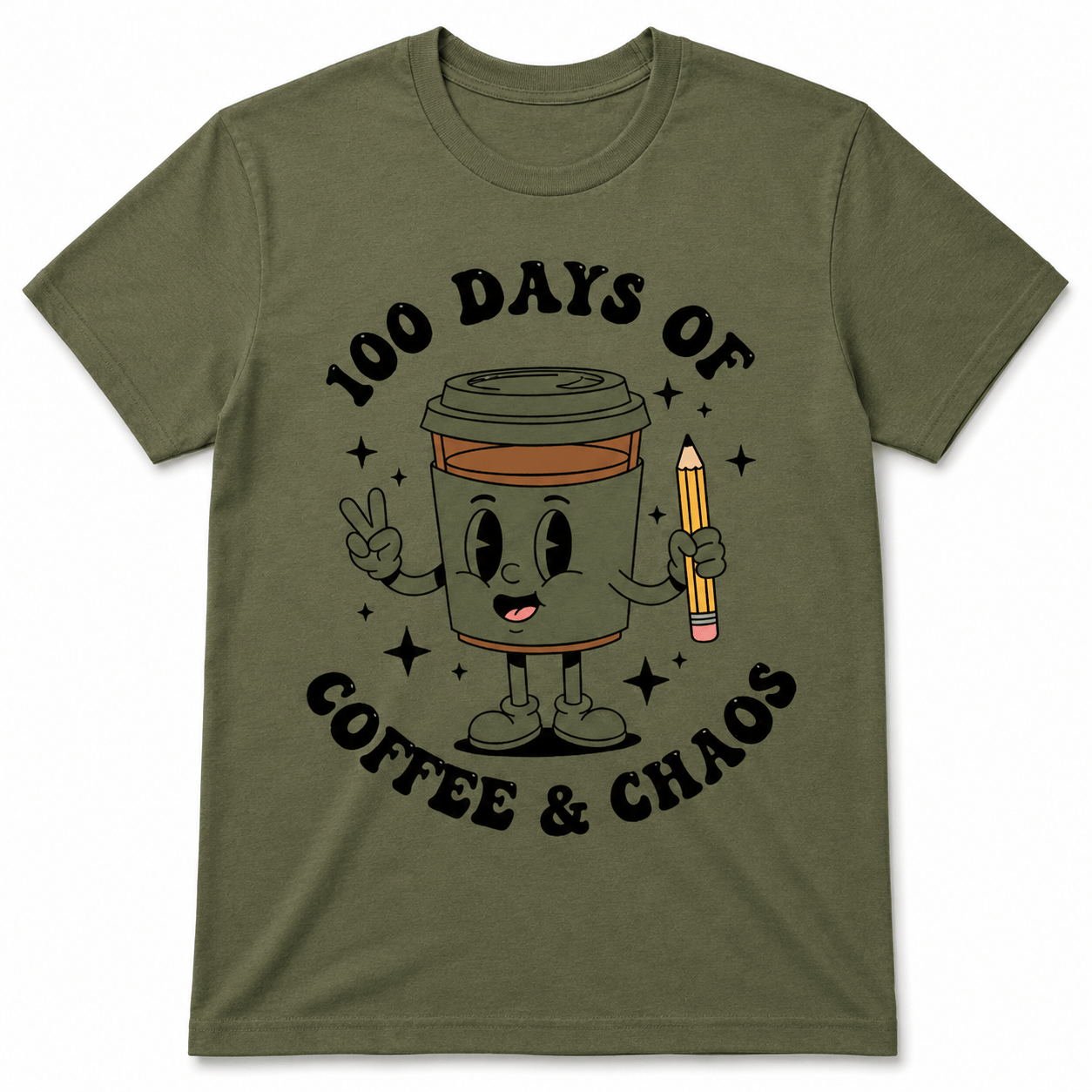 100 Days of Coffee & Chaos Shirt