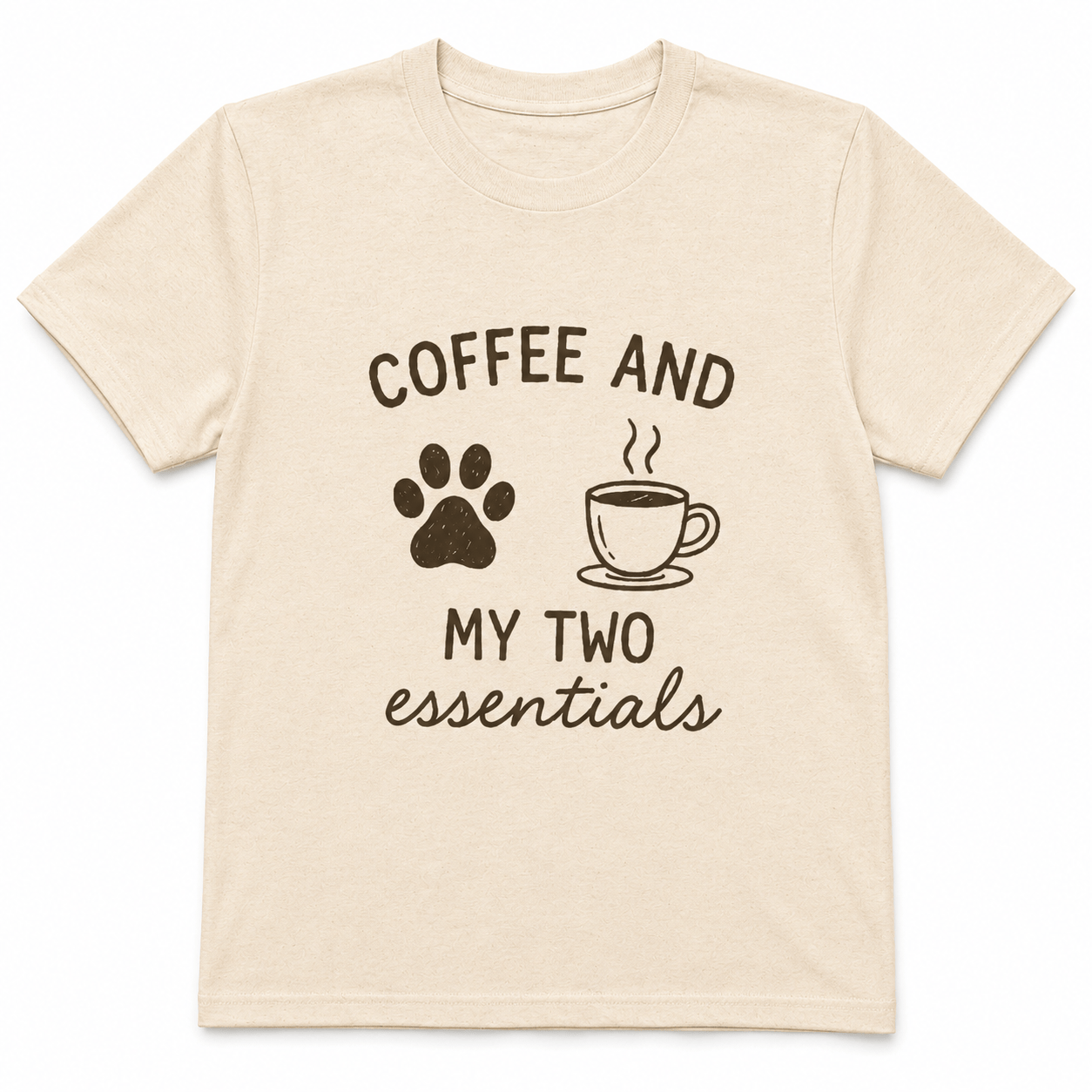 COFFEE AND MY TWO ESSENTIAL T-Shirt