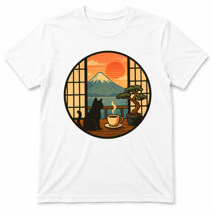 CAT LOOK THROUGH WINDOW T-Shirt