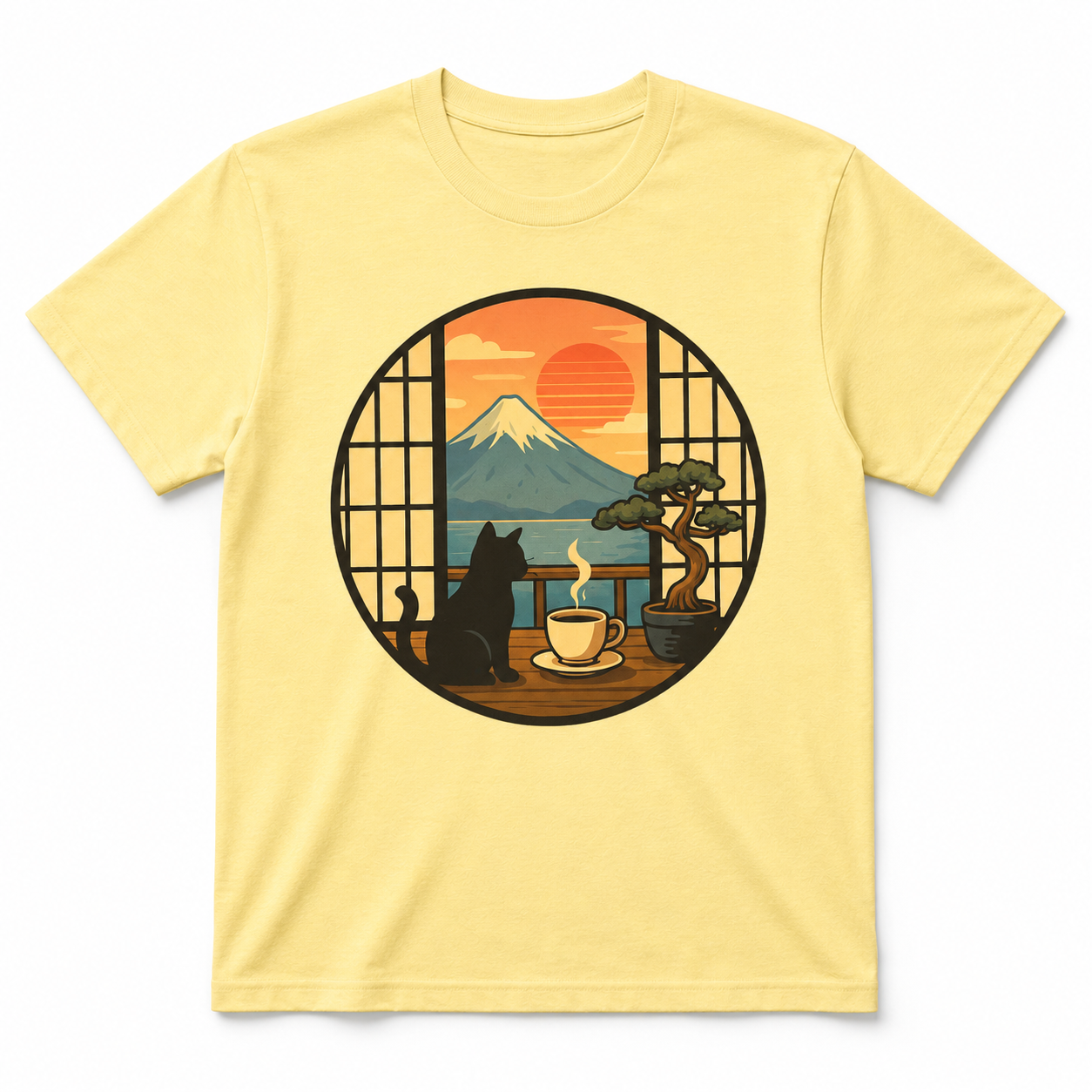 CAT LOOK THROUGH WINDOW T-Shirt