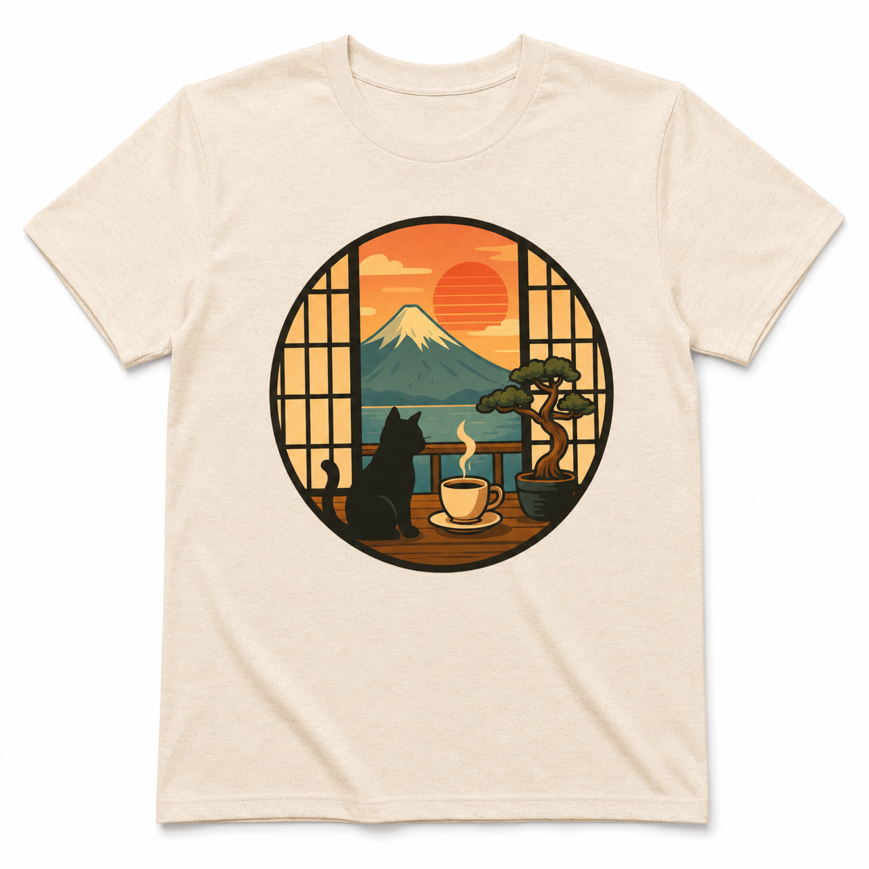 CAT LOOK THROUGH WINDOW T-Shirt