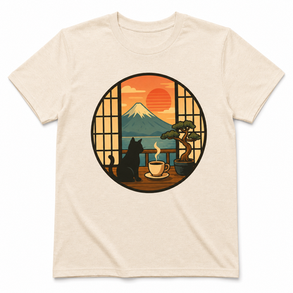 CAT LOOK THROUGH WINDOW T-Shirt