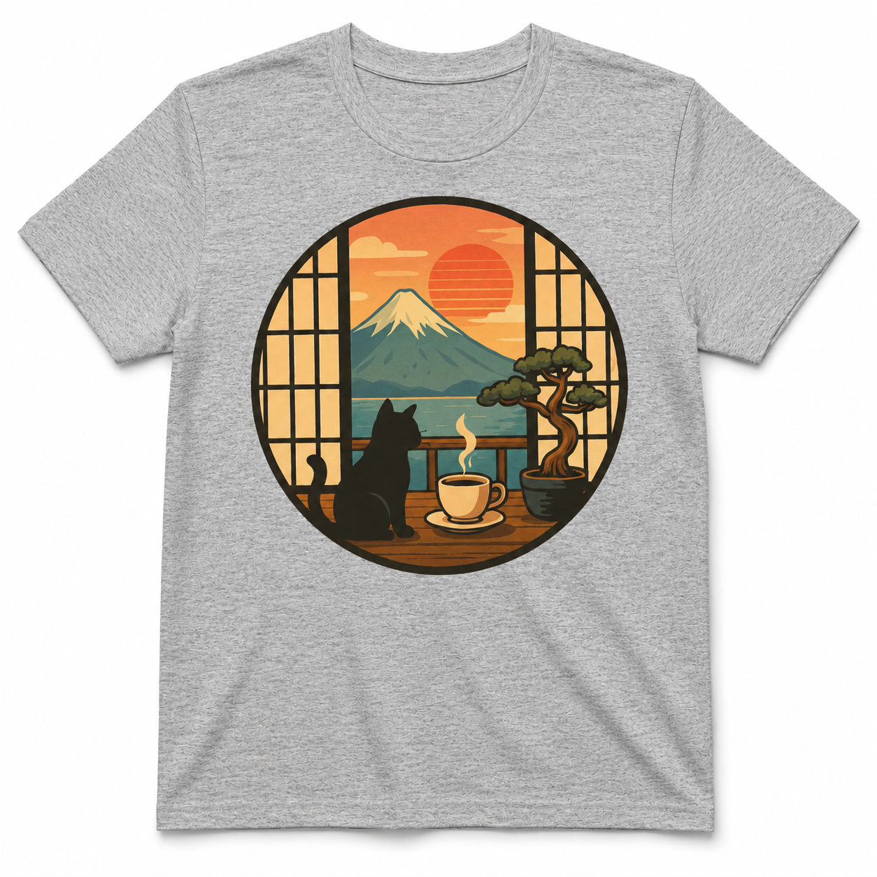 CAT LOOK THROUGH WINDOW T-Shirt