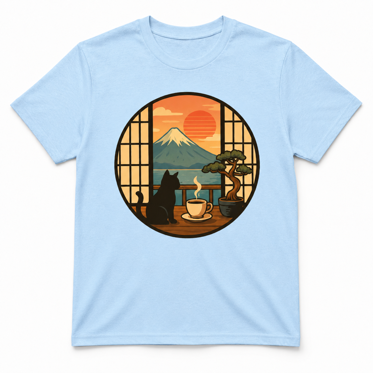 CAT LOOK THROUGH WINDOW T-Shirt