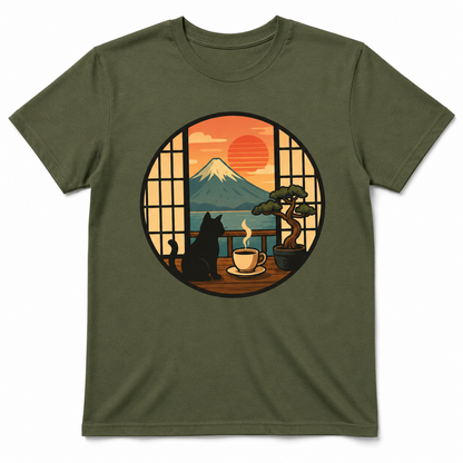 CAT LOOK THROUGH WINDOW T-Shirt